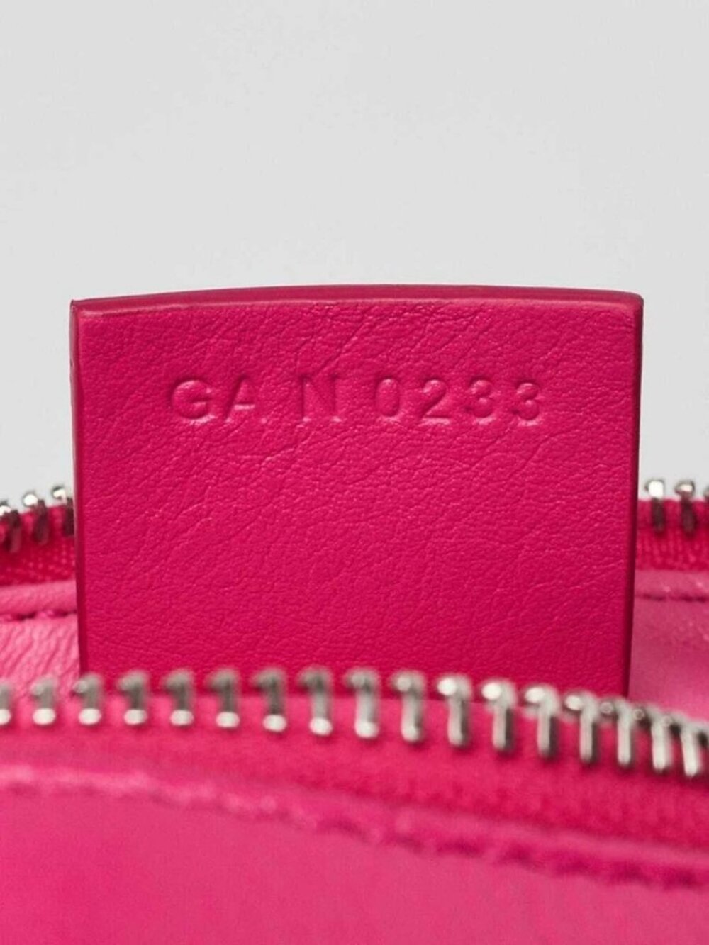Givenchy Hot Pink Smooth Leather Mini Moon Cut Out Shoulder Bag - Picture 8 of 12